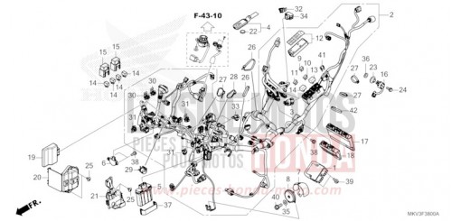 WIRE HARNESS NSS750P de 2023